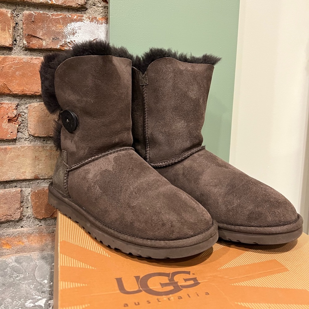 Ugg Bailey Button Boots - Brown - image 1